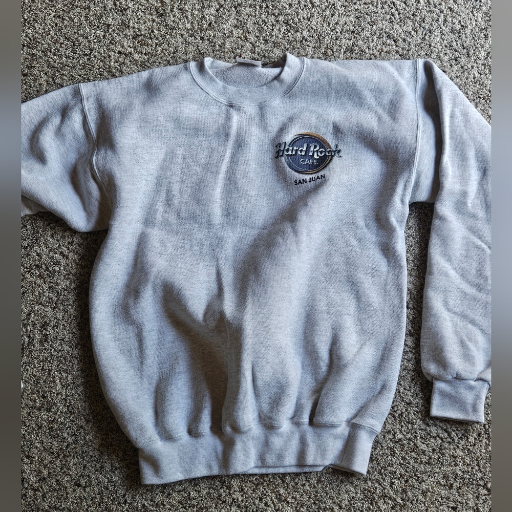 Hard Rock Cafe‎ San Juan Sweatshirt Vintage Womens Size Medium